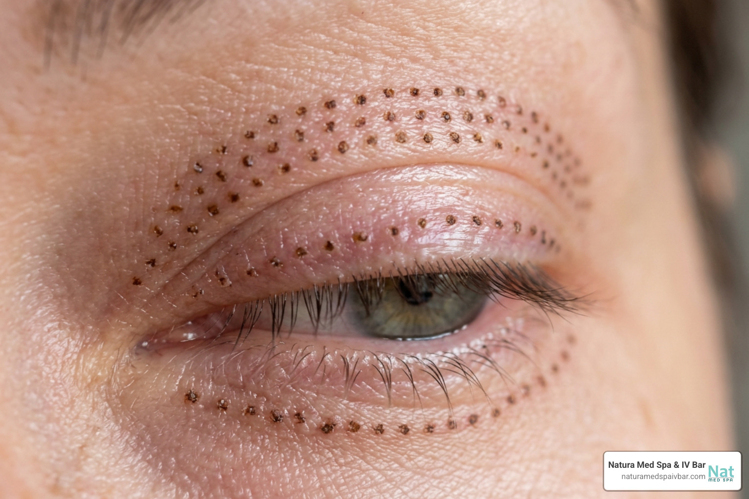 healing process after plasma fibroblast treatment showing carbon crusts healing process after plasma fibroblast treatment showing carbon crusts
