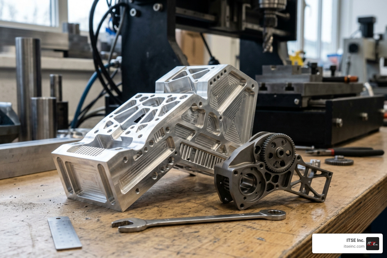 5-axis CNC machined aerospace and robotics components 5-axis CNC machined aerospace and robotics components