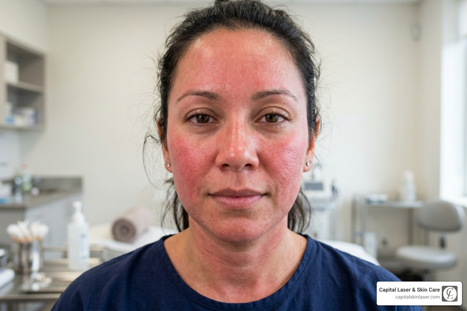 immediate post-treatment redness immediate post-treatment redness