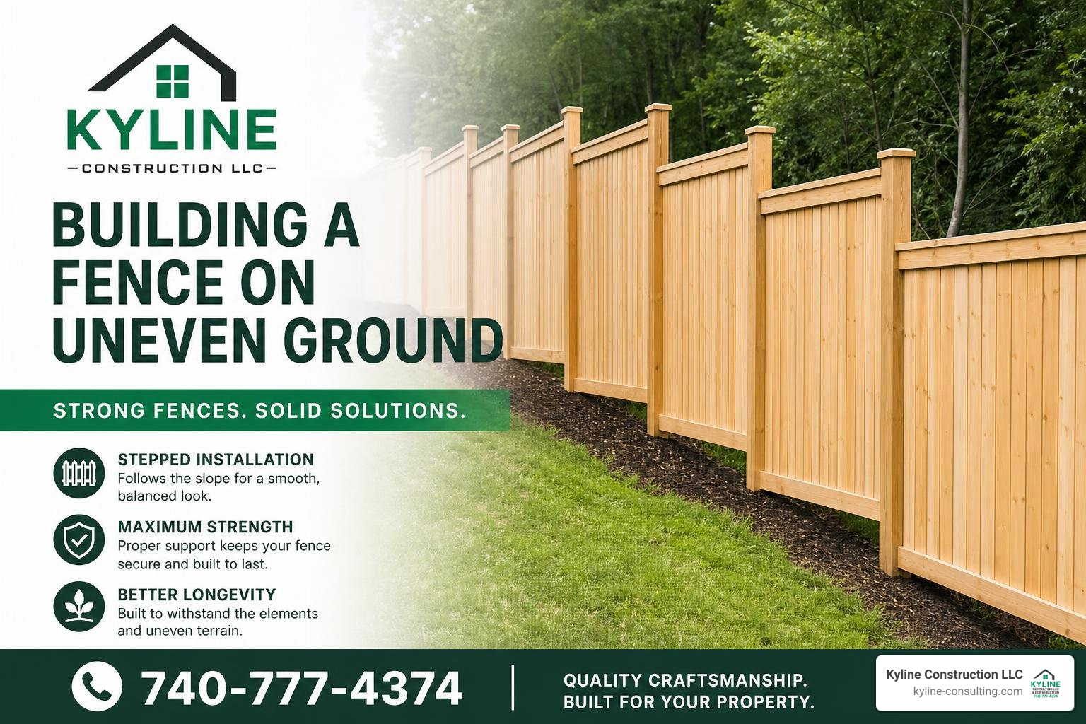 A professional contractor installing vinyl siding on a residential home in Central Ohio without any brick and with a Kyline