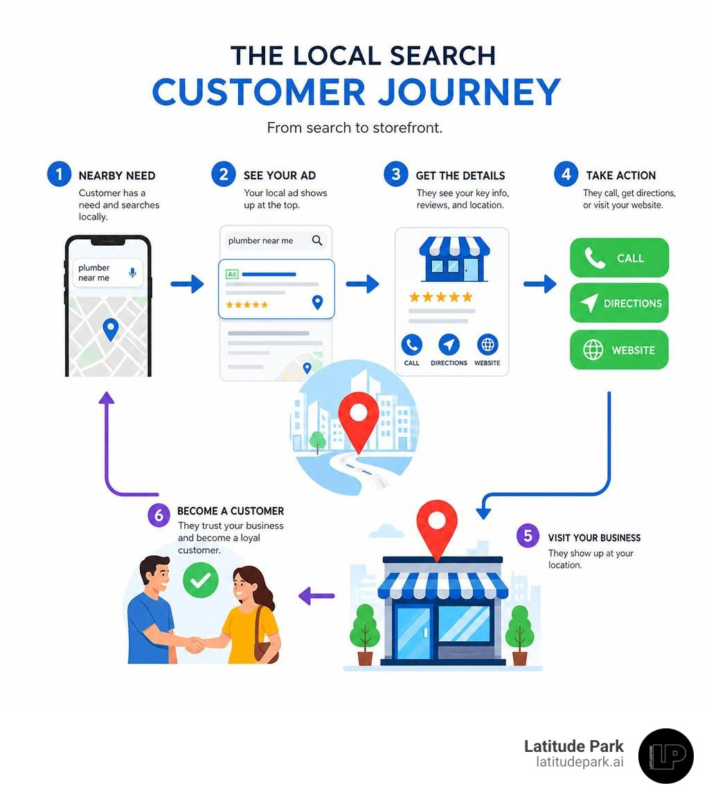 local search customer journey infographic infographic local search customer journey infographic infographic