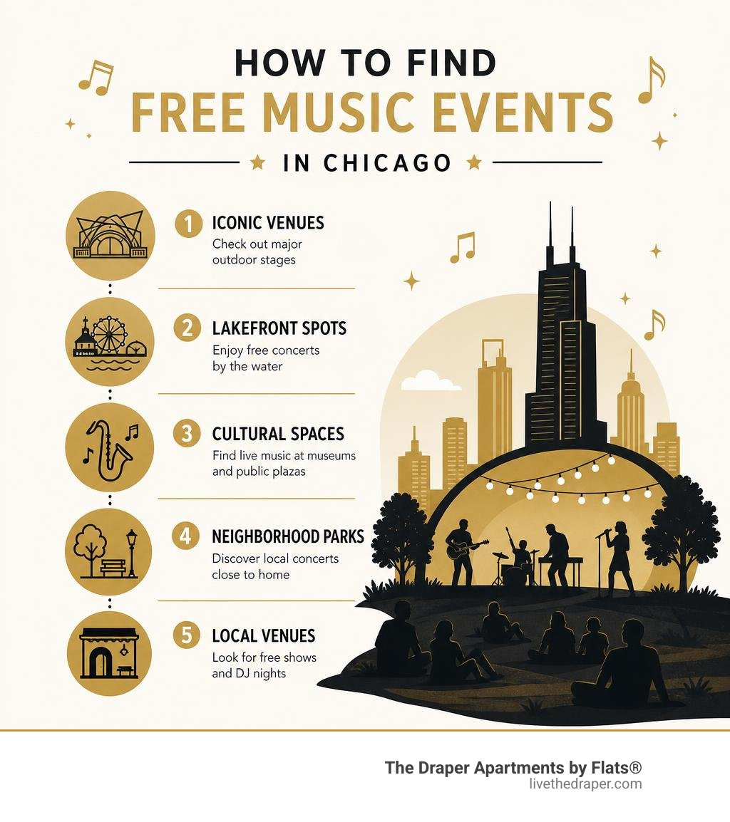 how to find free music events infographic how to find free music events infographic