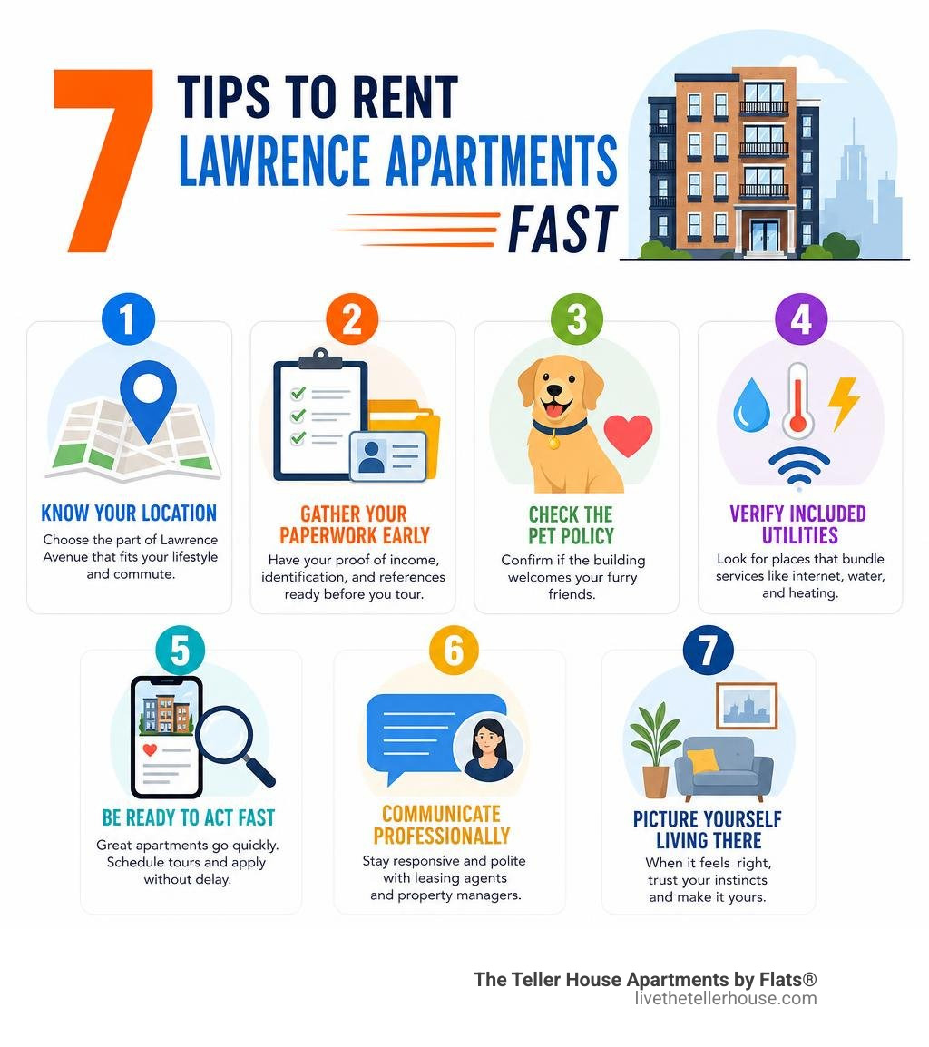 7 tips to rent lawrence apartments fast infographic 7 tips to rent lawrence apartments fast infographic