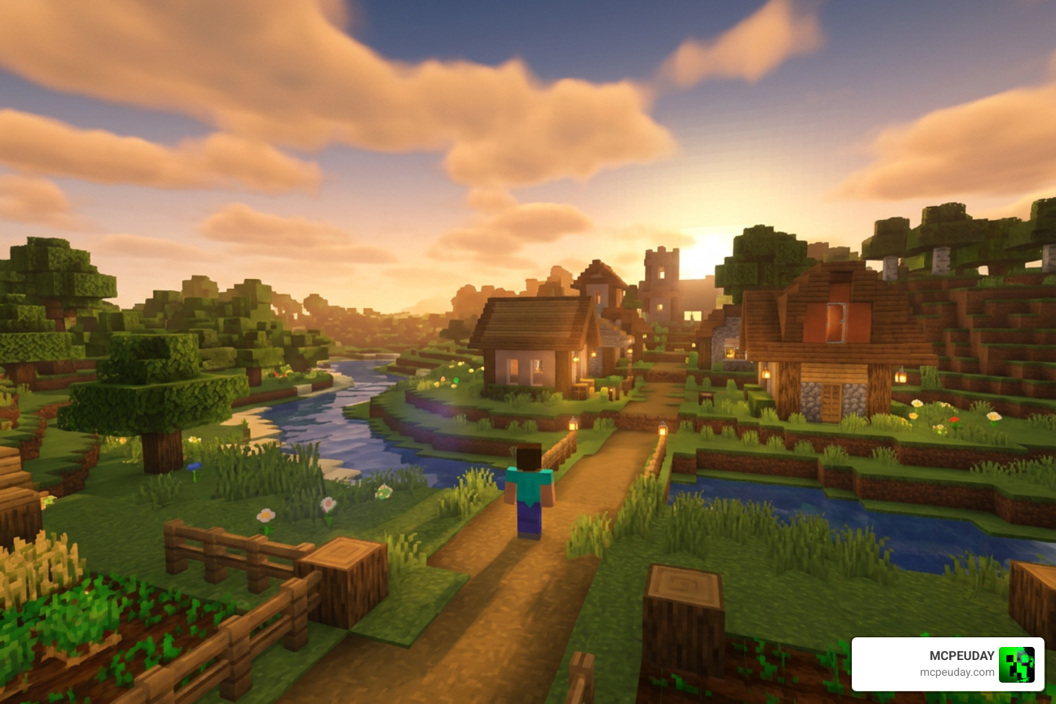 Mellowv Shader lighting and painterly look in Minecraft Mellowv Shader lighting and painterly look in Minecraft