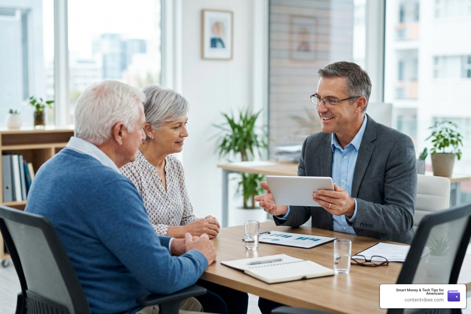 Financial advisor explaining Roth conversions