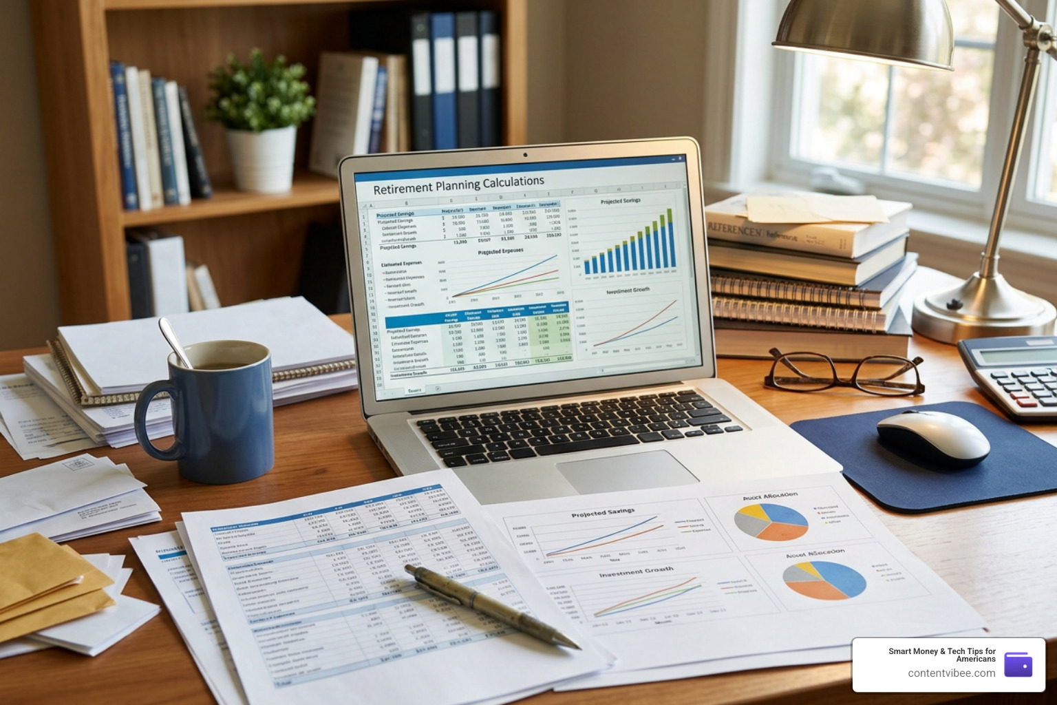 complex financial spreadsheet
