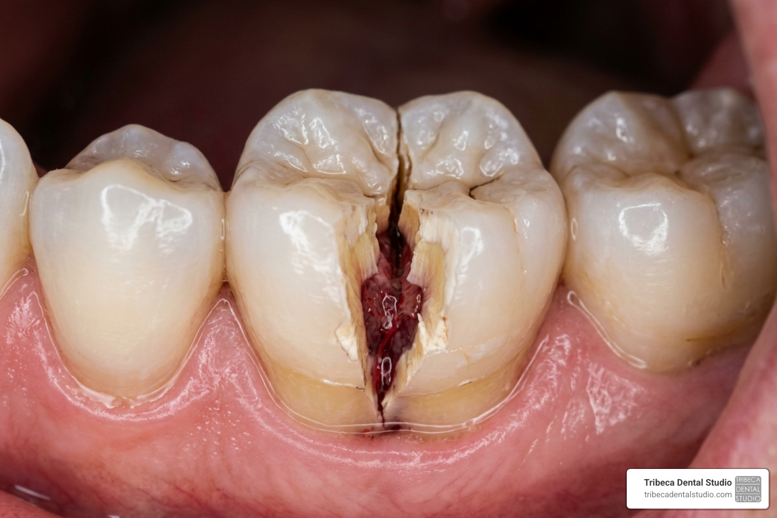 fractured tooth with exposed nerve fractured tooth with exposed nerve