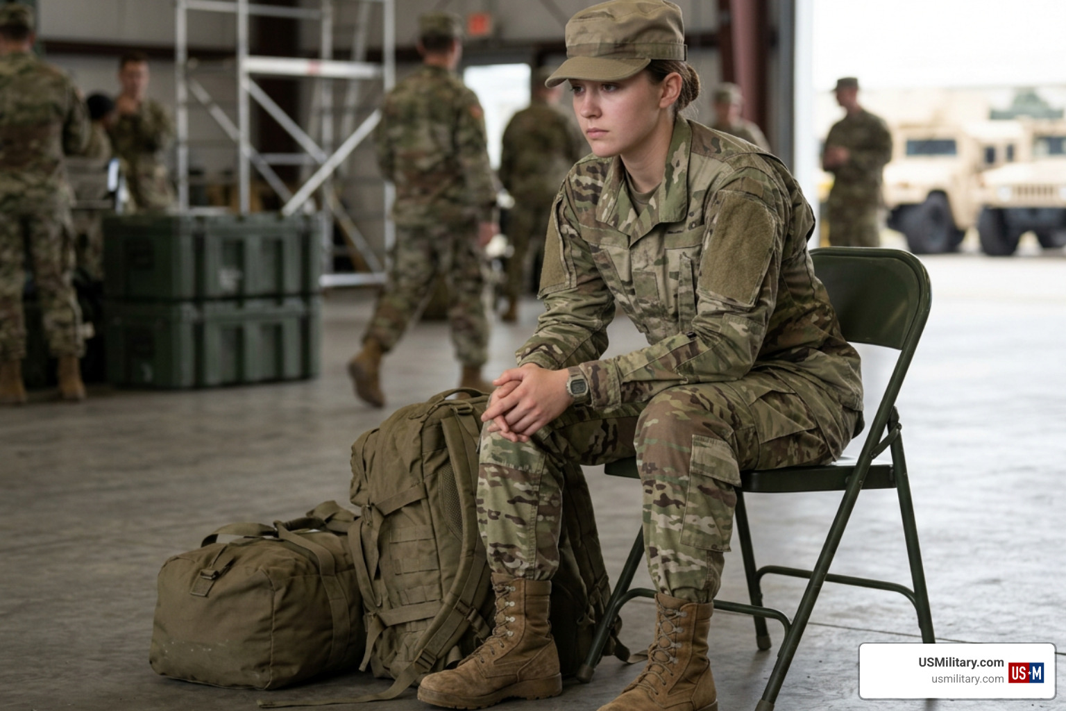 military soldier in quiet reflection before deployment military soldier in quiet reflection before deployment