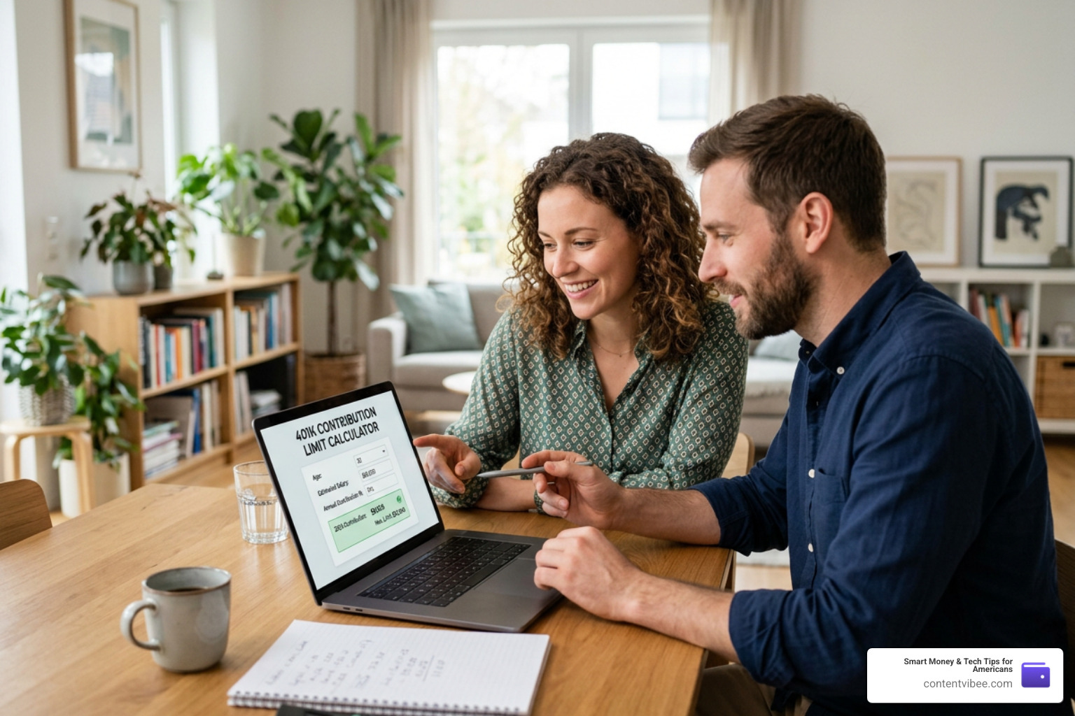 IRS tax forms and a digital calculator representing annual contribution limits