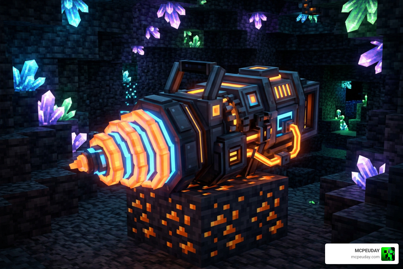 Ultimate Drills Addon Minecraft Bedrock mining survival tools