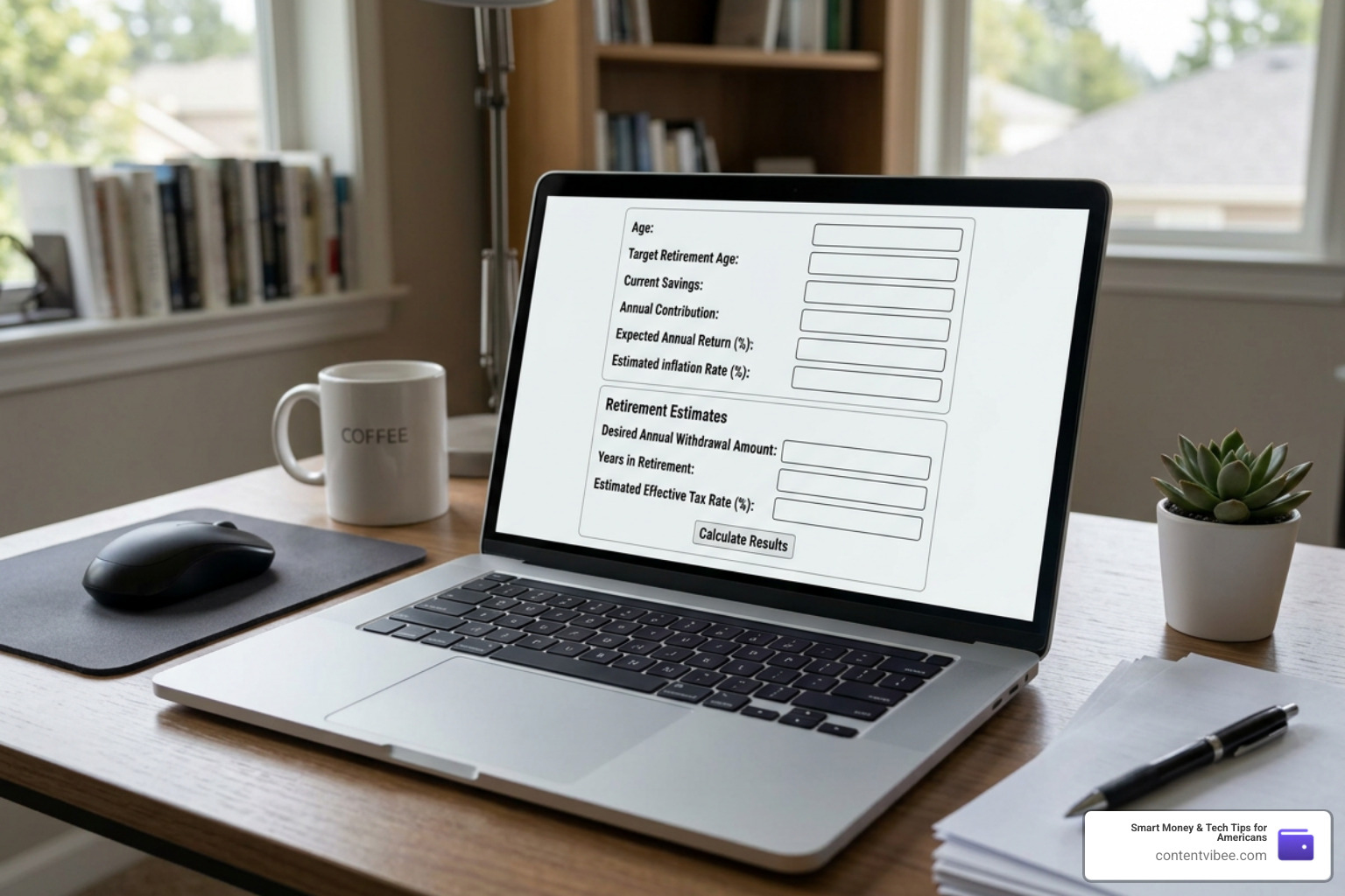 digital financial calculator interface