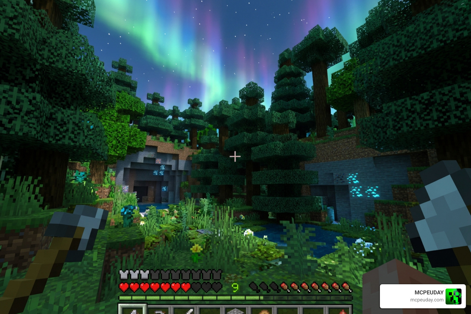 Best Newb Shaders for Minecraft PE Bedrock with RenderDragon visual upgrade