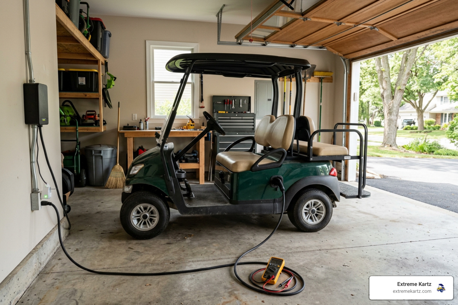 golf cart plugged in but not charging in a garage golf cart plugged in but not charging in a garage