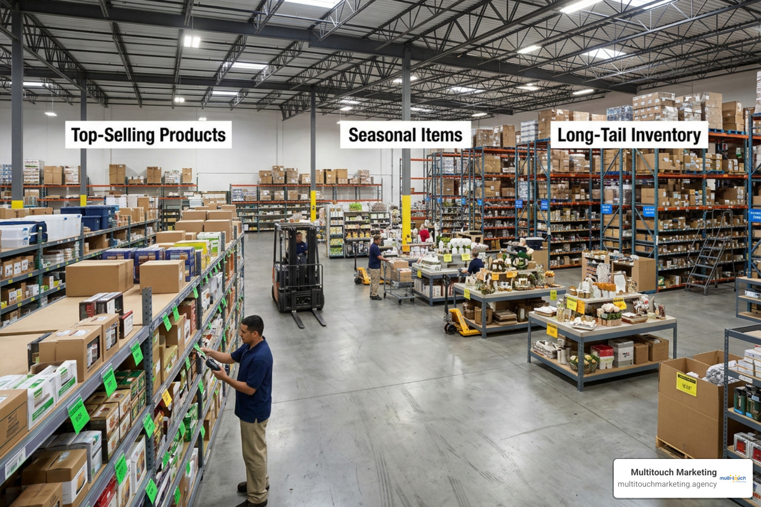 Campaign structure segmentation separating top sellers, seasonal items, and long-tail products Campaign structure segmentation separating top sellers, seasonal items, and long-tail products