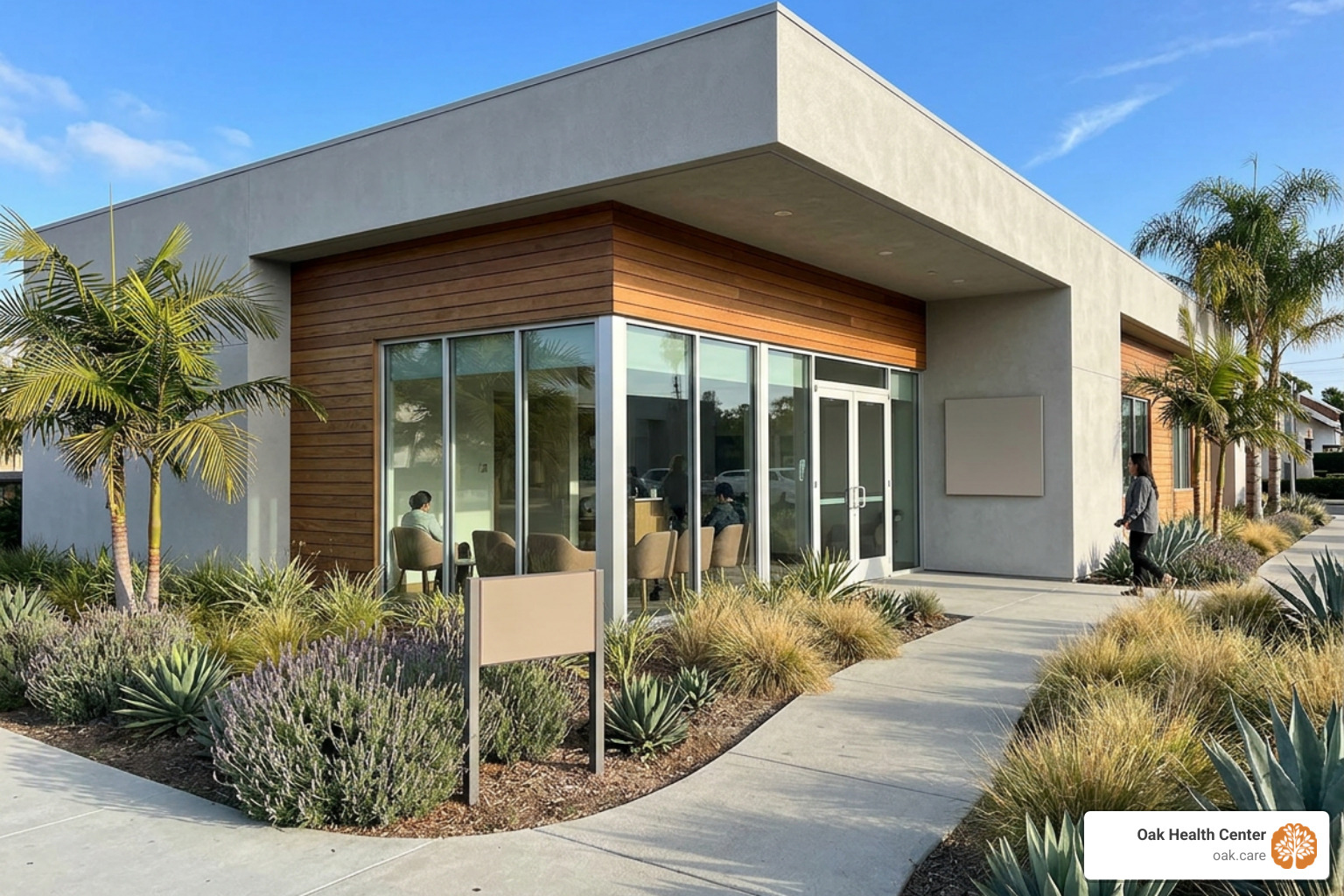 Modern Southern California mental health clinic facility Modern Southern California mental health clinic facility