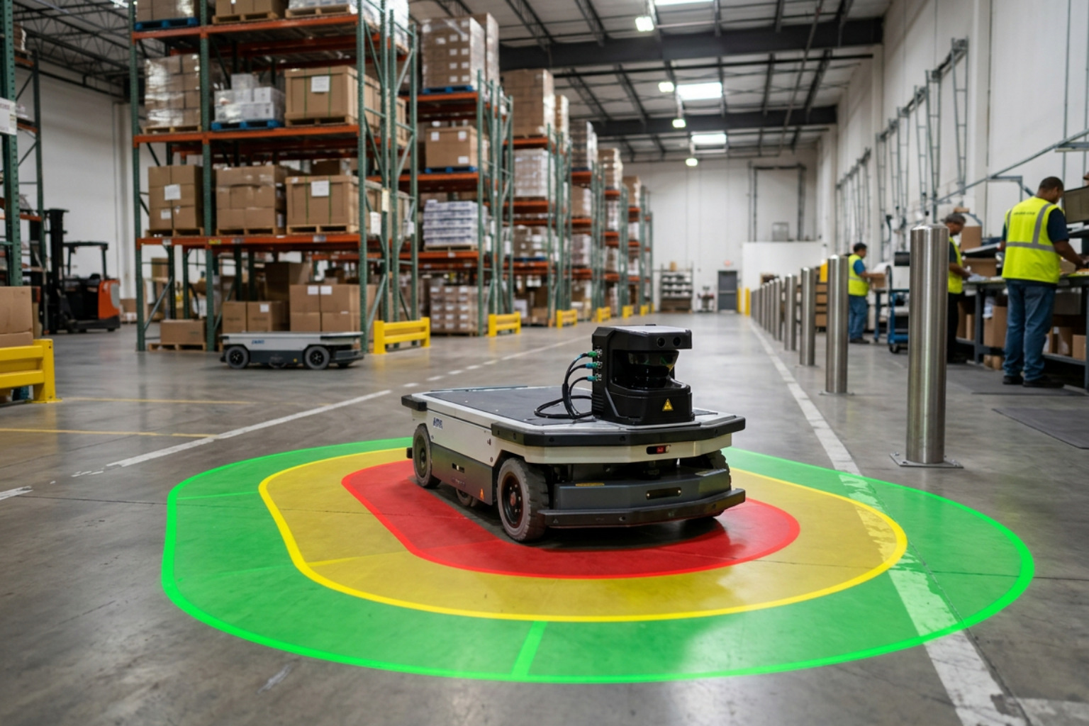 safety laser scanner field zones