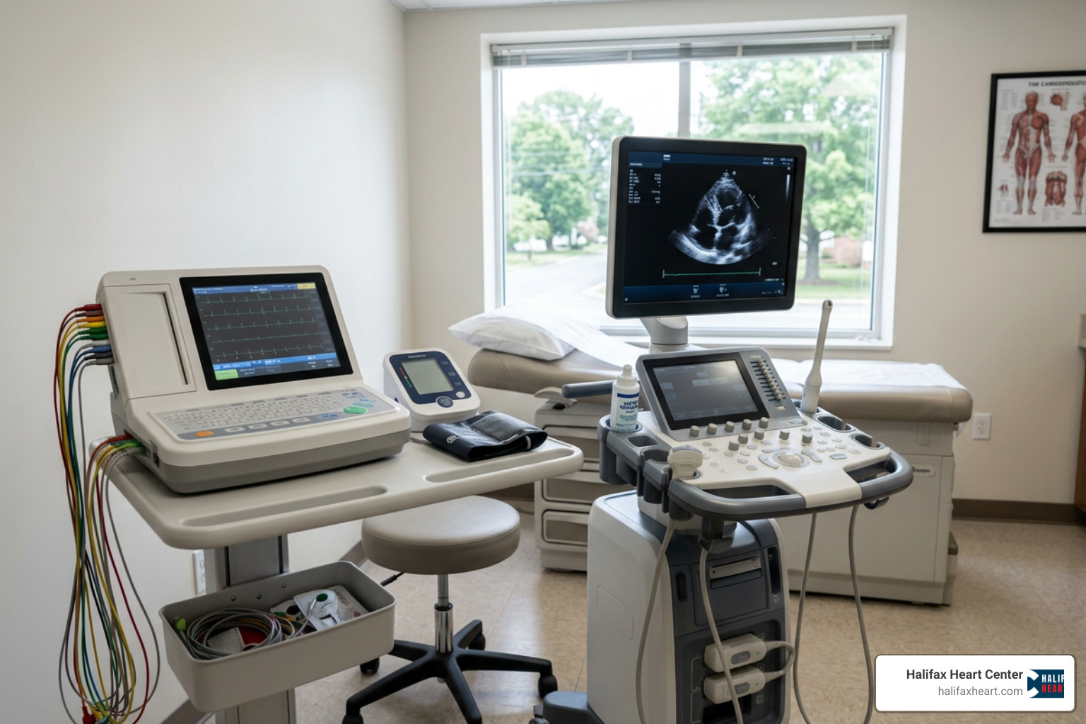 Cardiology diagnostic testing equipment in South Boston VA