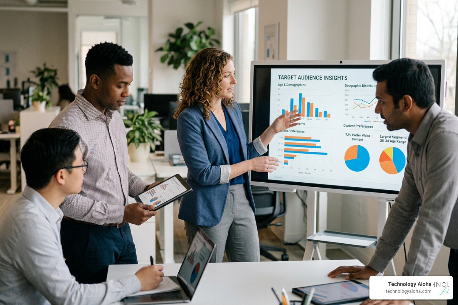Detailed buyer persona template showing demographics, pain points, motivations, and preferred marketing channels Detailed buyer persona template showing demographics, pain points, motivations, and preferred marketing channels
