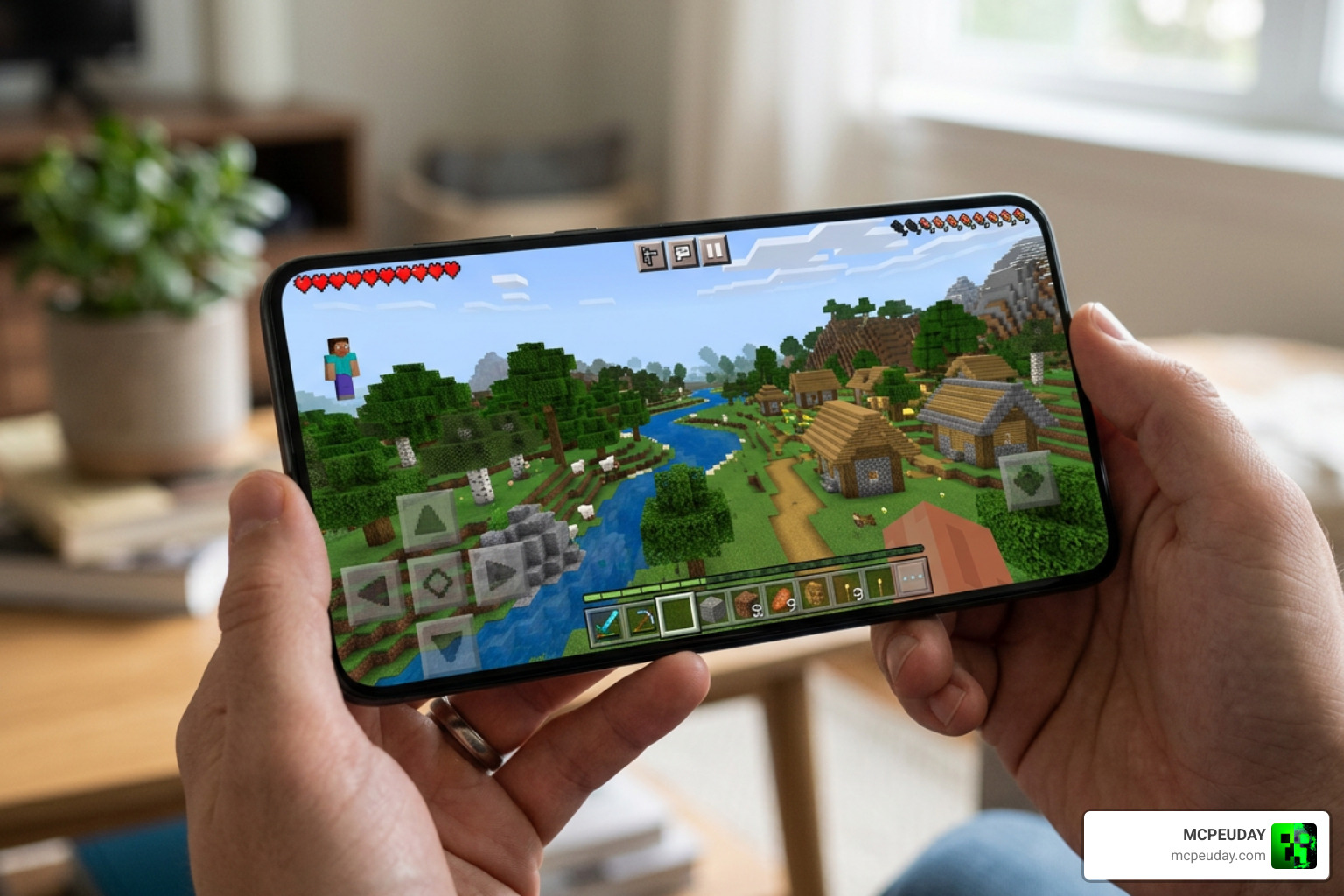 Yummy Sheep Shader running smoothly on mobile showing high FPS