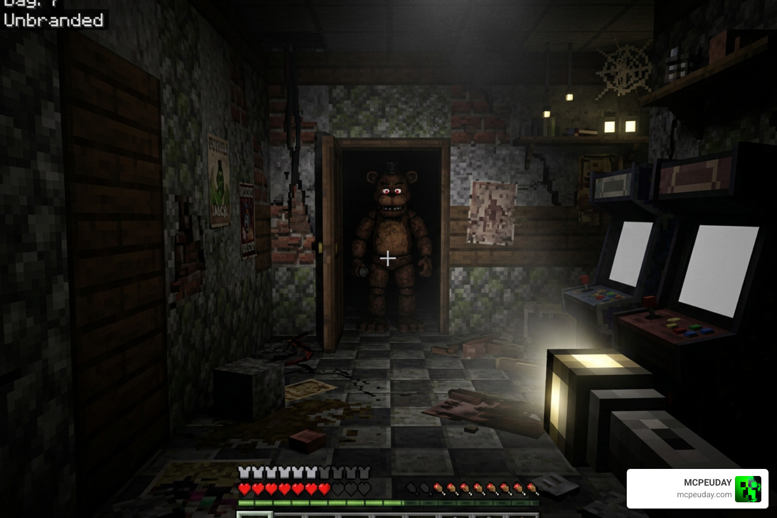 Freddy Night Addon Minecraft horror gameplay Freddy Night Addon Minecraft horror gameplay