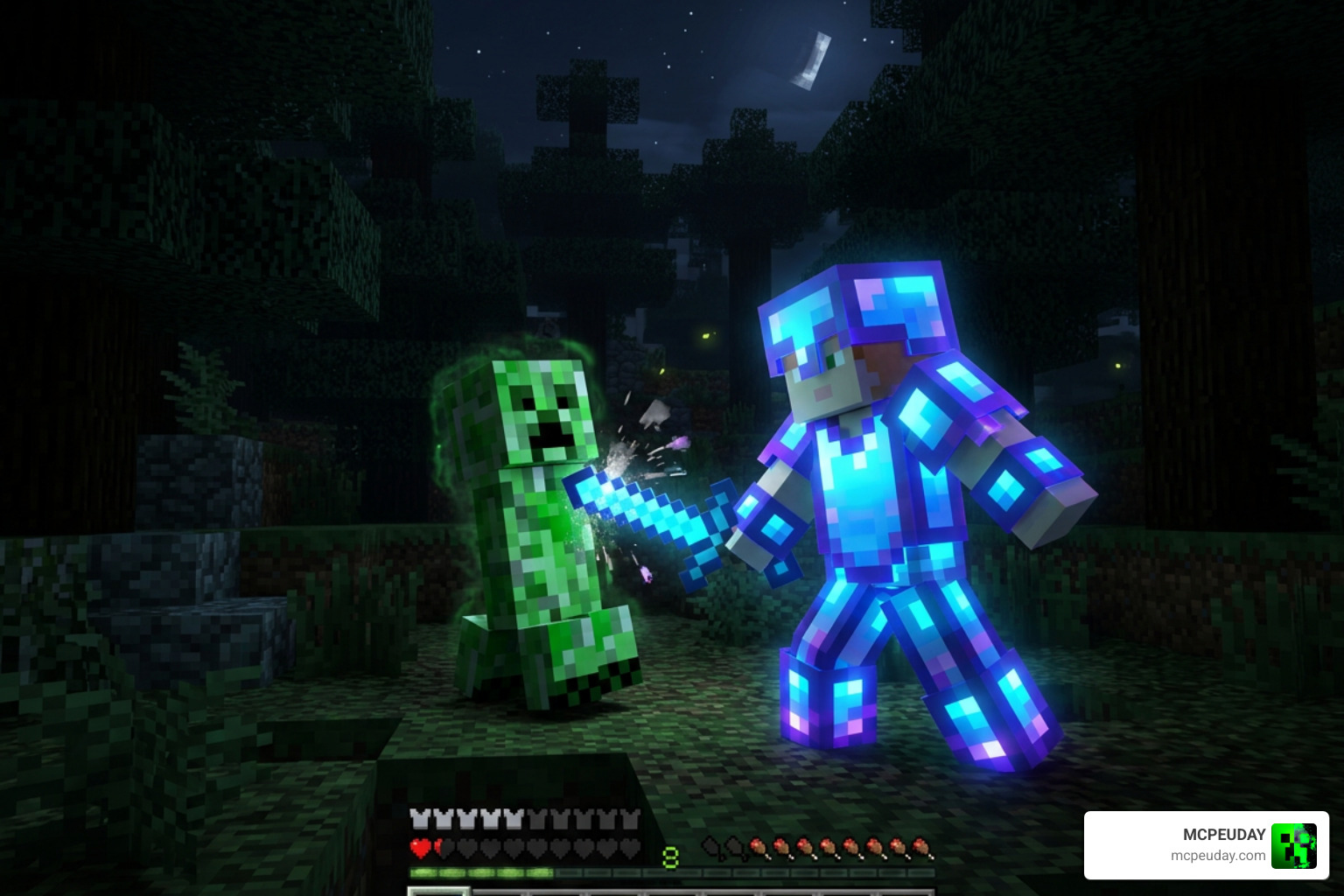 Combat gameplay using the New Armors Overhaul Addon