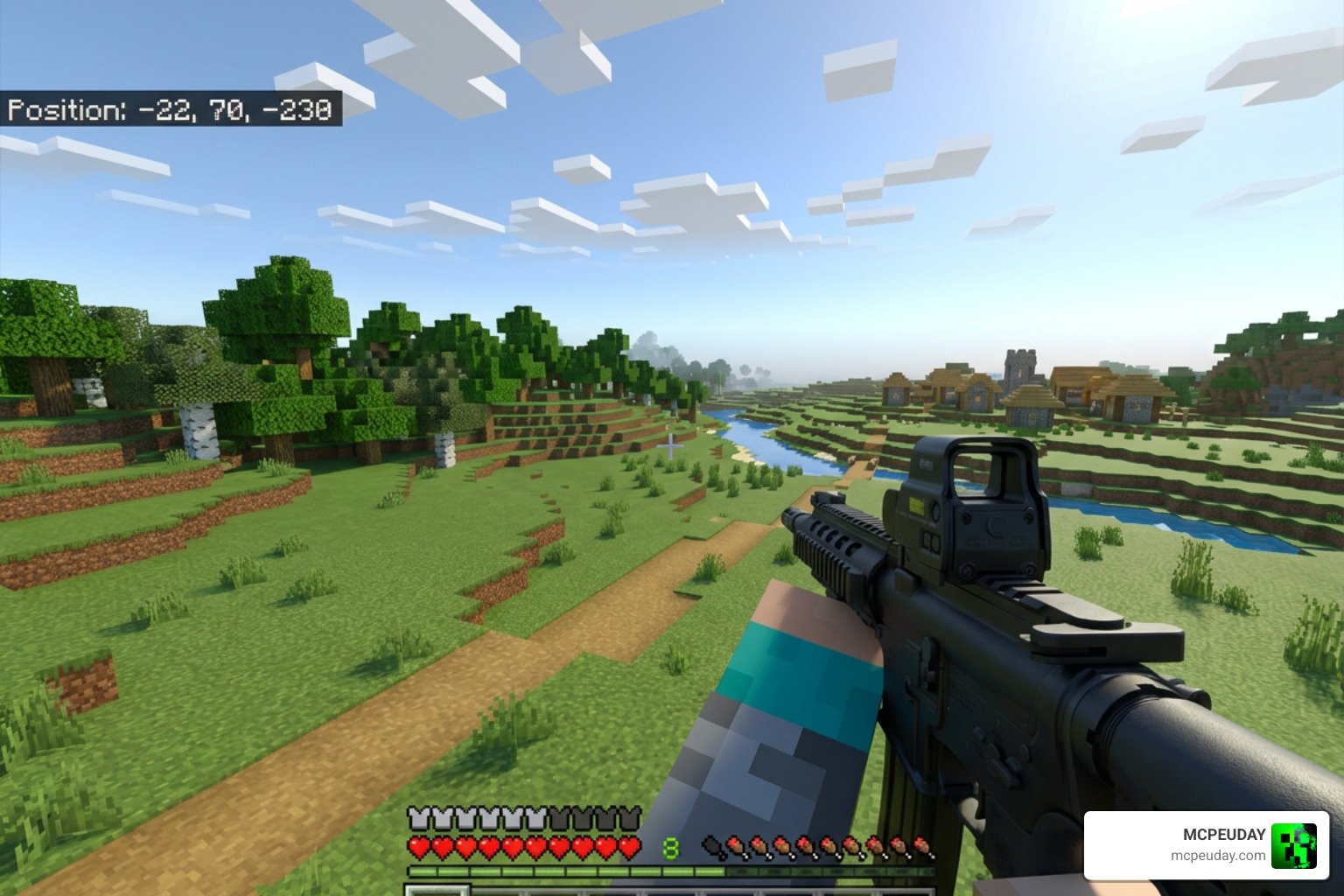 Best GUNS Addons for Minecraft Bedrock PE