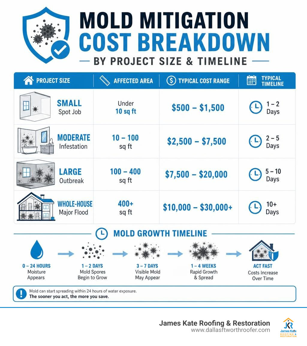 mold mitigation cost breakdown by project size and timeline infographic infographic mold mitigation cost breakdown by project size and timeline infographic infographic