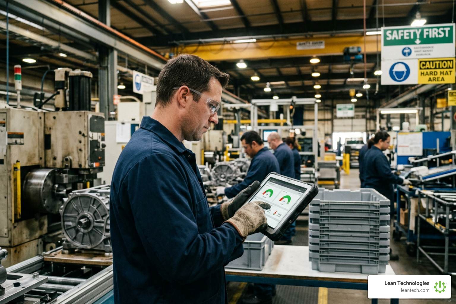 mobile tablet used on shop floor for tracking production mobile tablet used on shop floor for tracking production