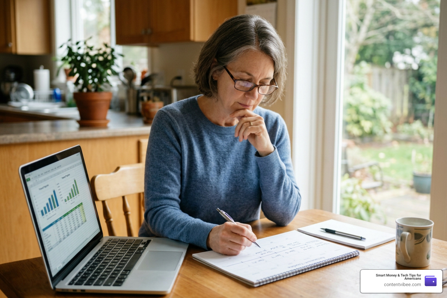 woman planning her retirement age timeline