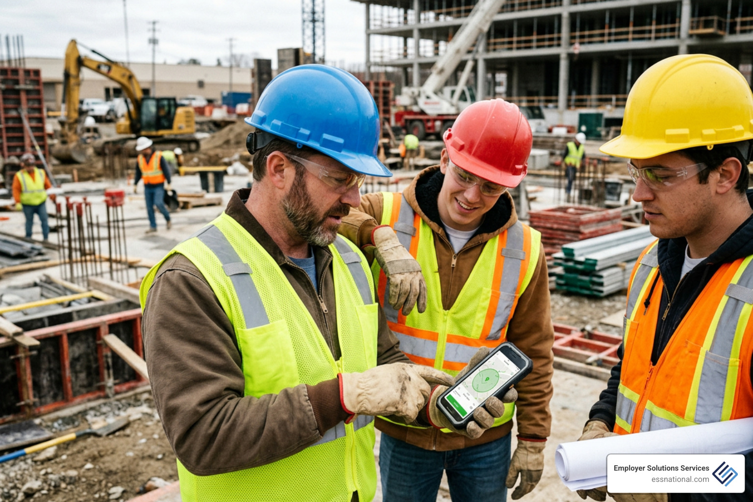 Mobile time tracking app with GPS geo-fencing for construction crews Mobile time tracking app with GPS geo-fencing for construction crews