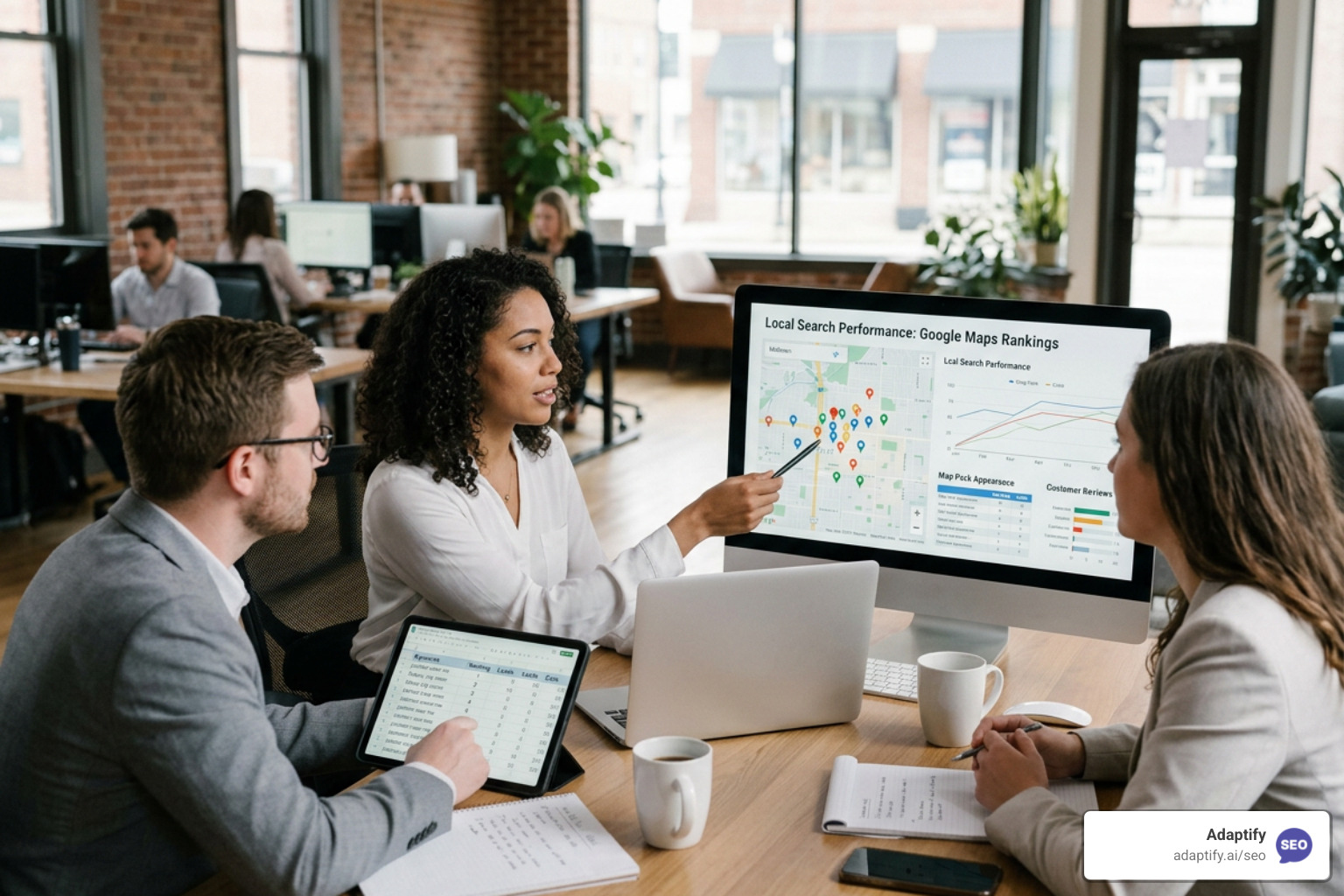optimized google business profile dashboard showing categories and posts