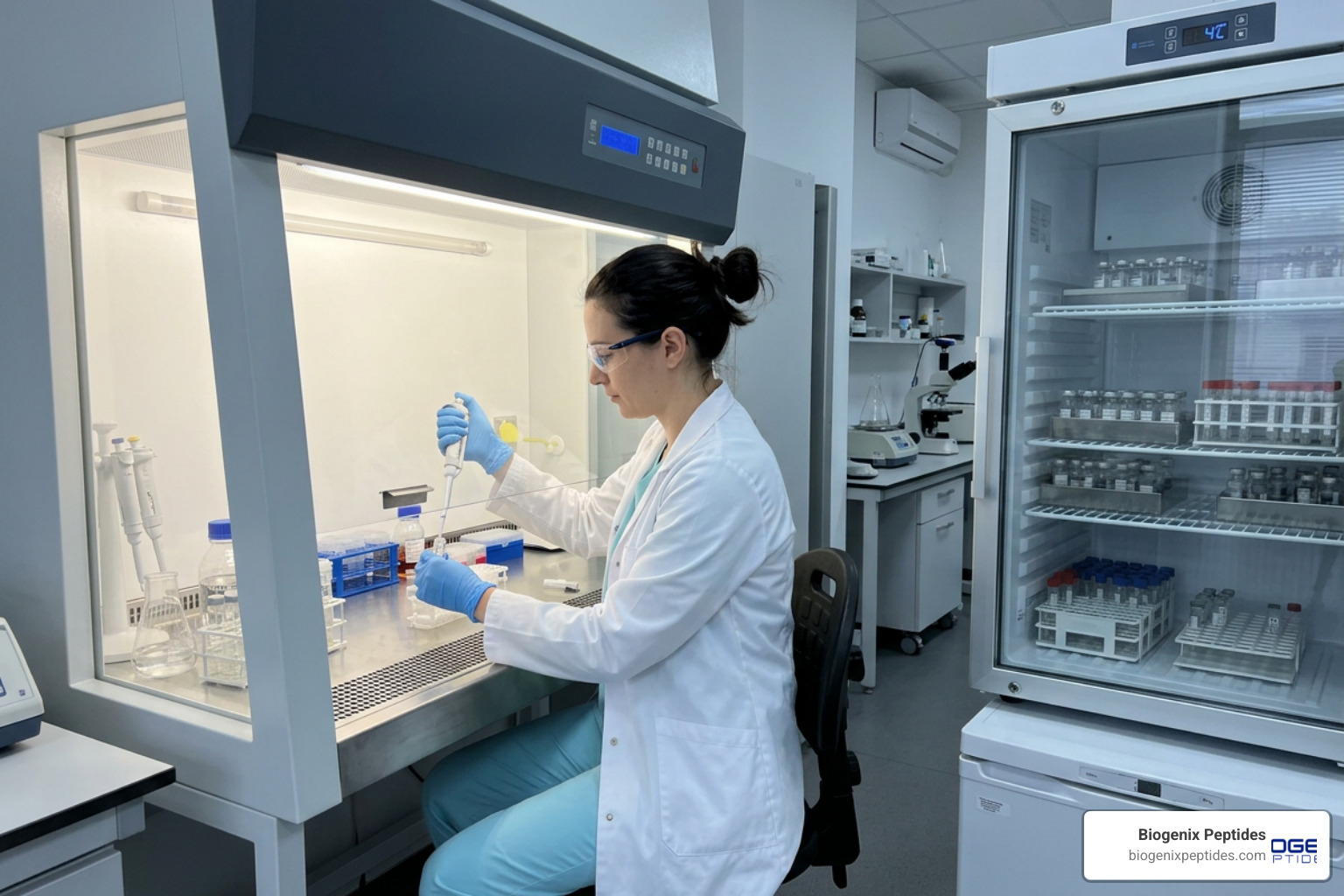 refrigerated storage and aseptic technique in laboratory