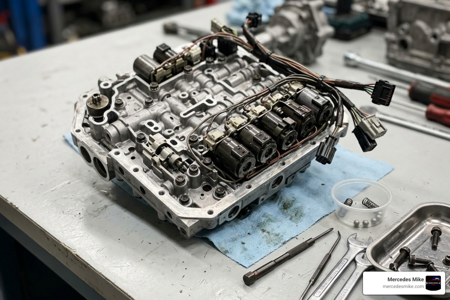 ZF valve body removed from a BMW transmission ZF valve body removed from a BMW transmission