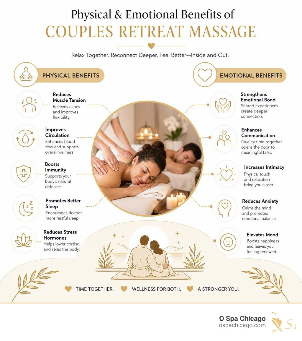 Physical and emotional benefits of couples retreat massage infographic infographic Physical and emotional benefits of couples retreat massage infographic infographic