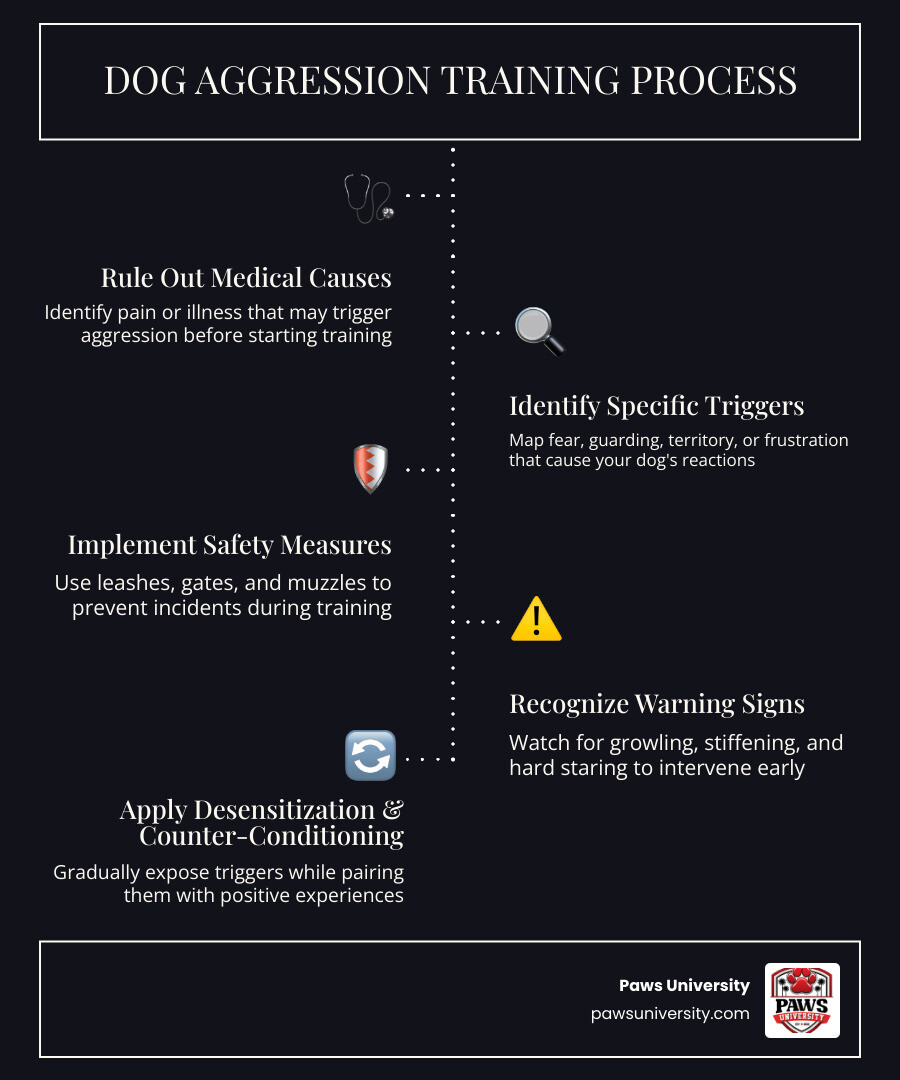 Canine ladder of aggression showing escalating warning signals from stress to bite infographic Canine ladder of aggression showing escalating warning signals from stress to bite infographic