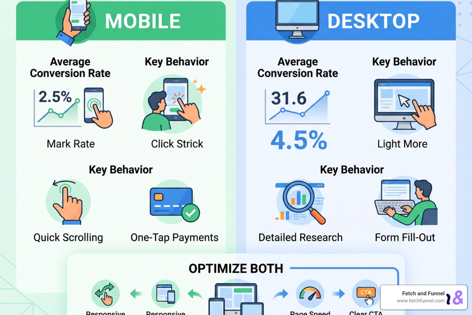 Mobile vs desktop conversion rates Mobile vs desktop conversion rates