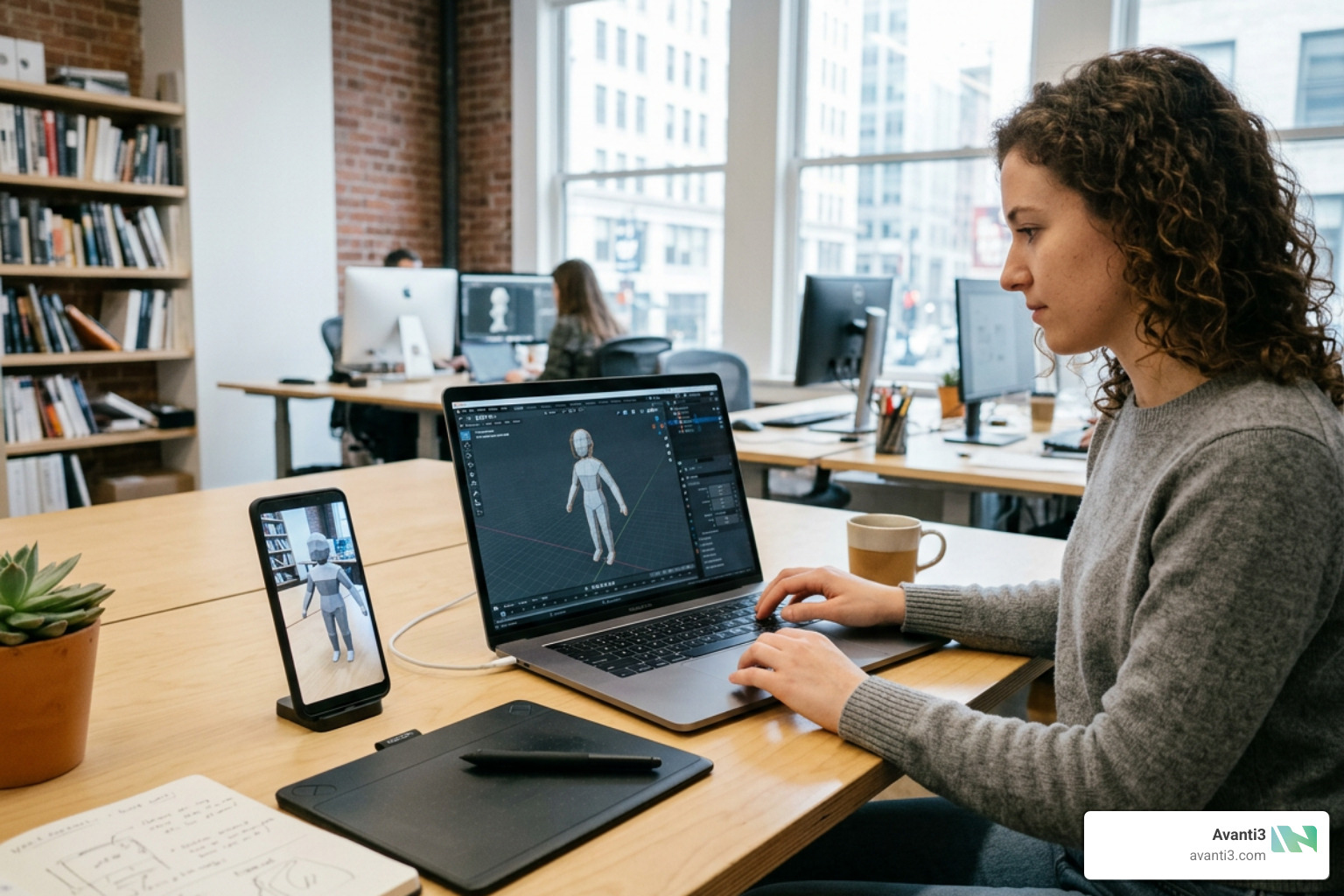 Optimizing a 3D model in Blender for WebAR deployment