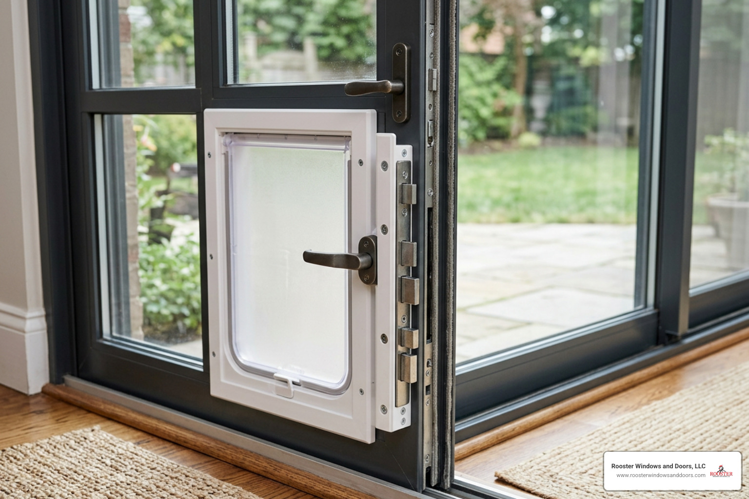 secure locking dog door with multi-point locks secure locking dog door with multi-point locks