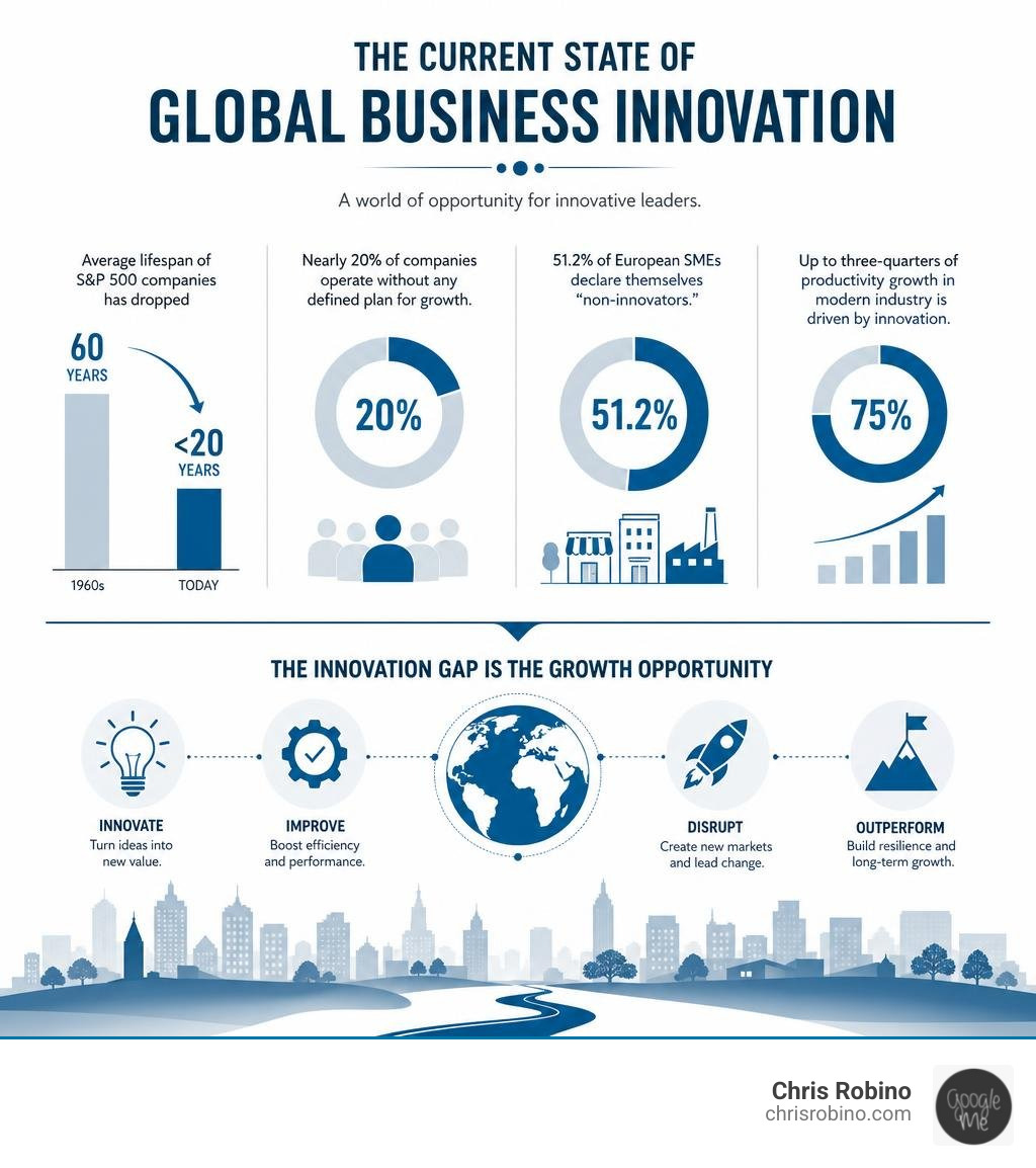 the current state of global business innovation infographic the current state of global business innovation infographic