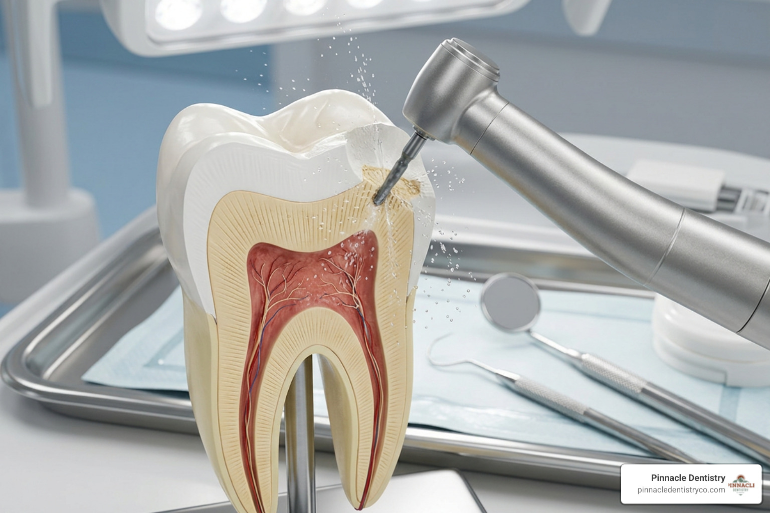 dental drilling and pulp exposure