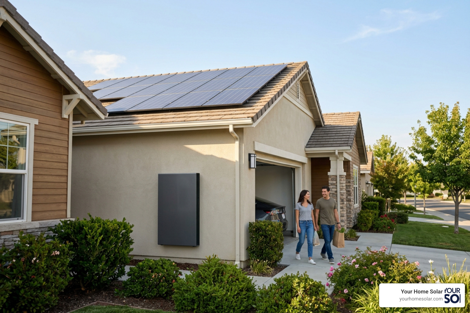 Tesla Powerwall 3 installed on an exterior wall Tesla Powerwall 3 installed on an exterior wall