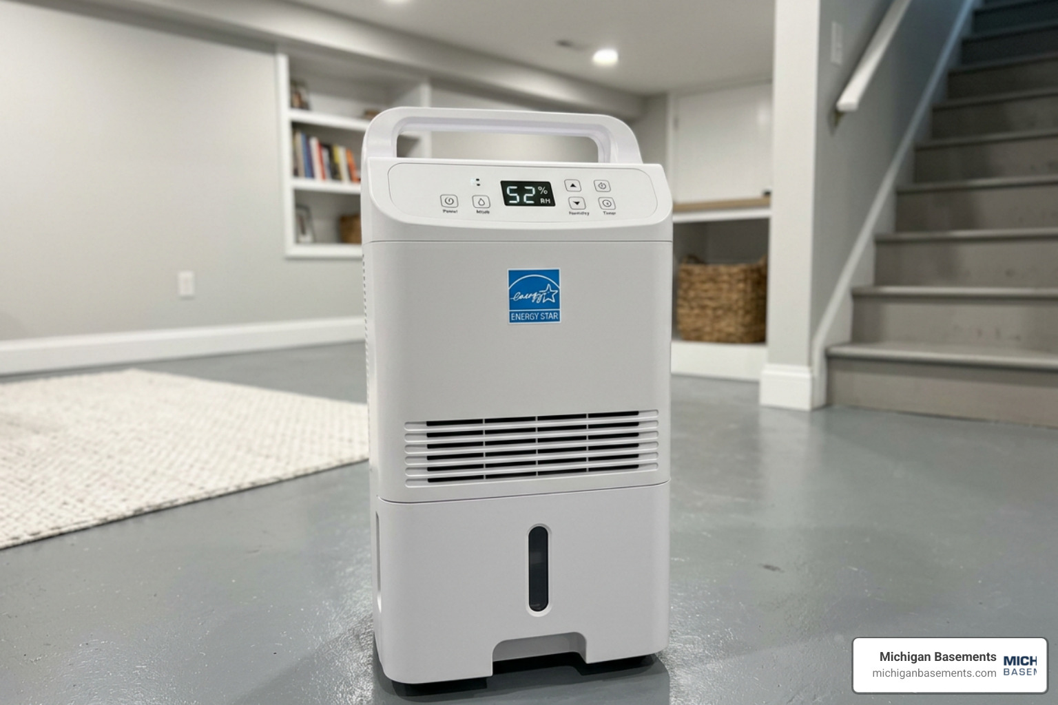 Energy Star logo on an efficient appliance