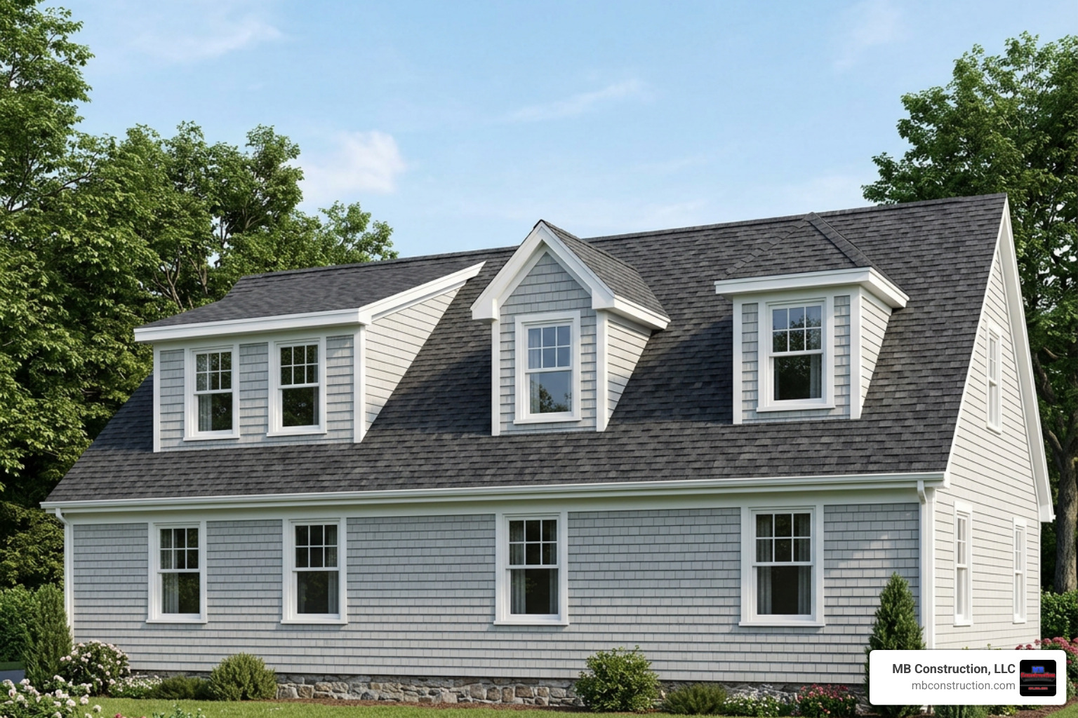 Comparison of different dormer architectural styles