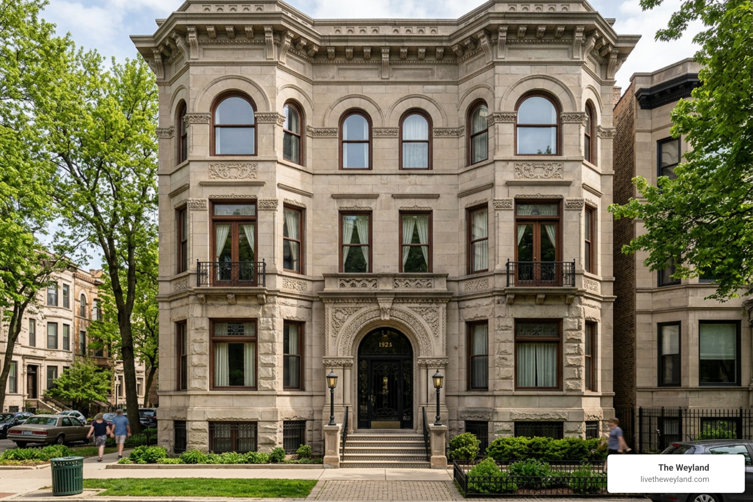 vintage Chicago greystone apartment vintage Chicago greystone apartment