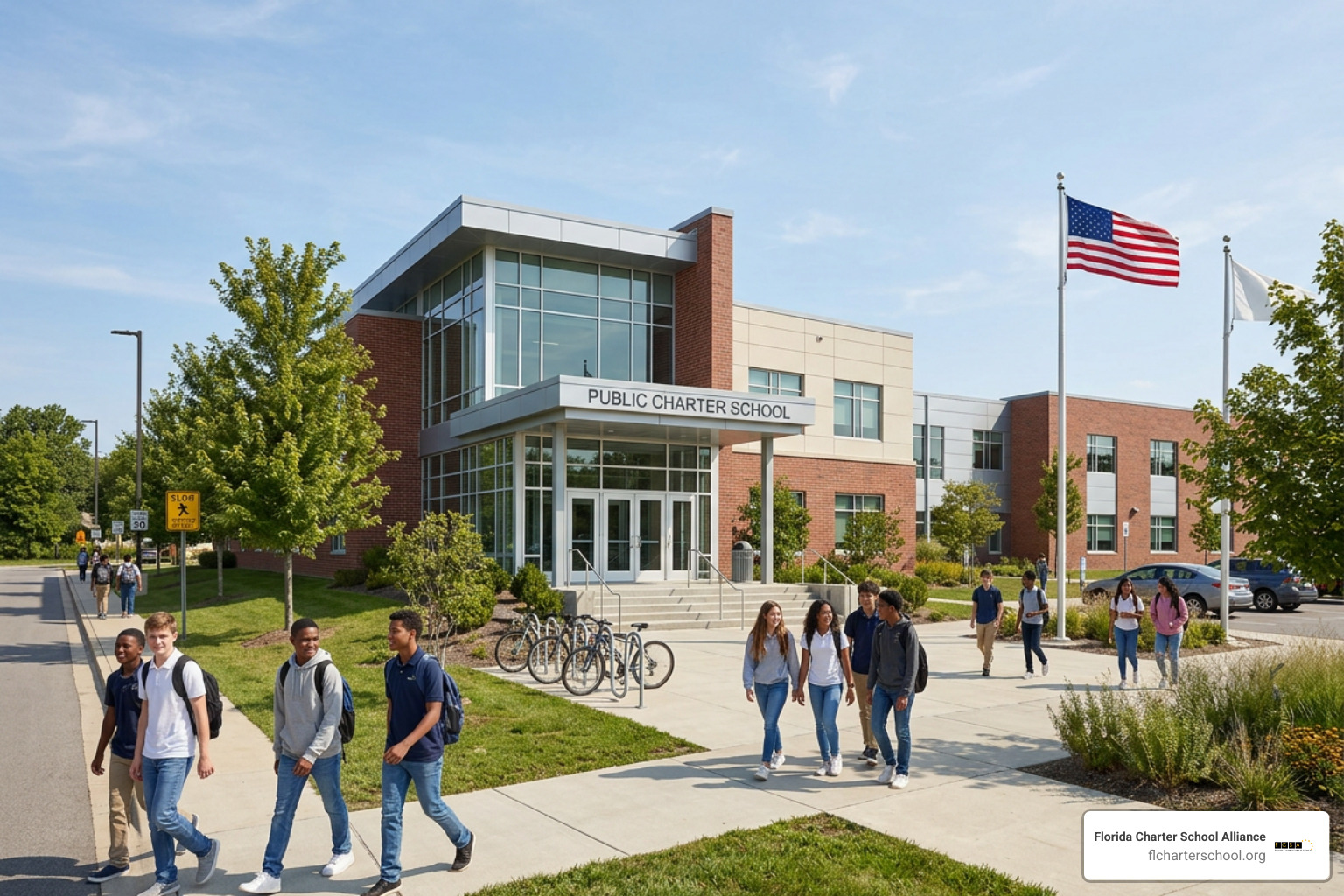 A modern public charter school facility built for student success