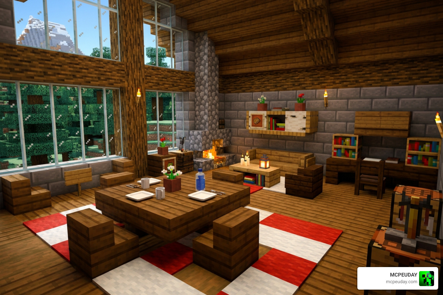 Custom wood and color variants in Minecraft