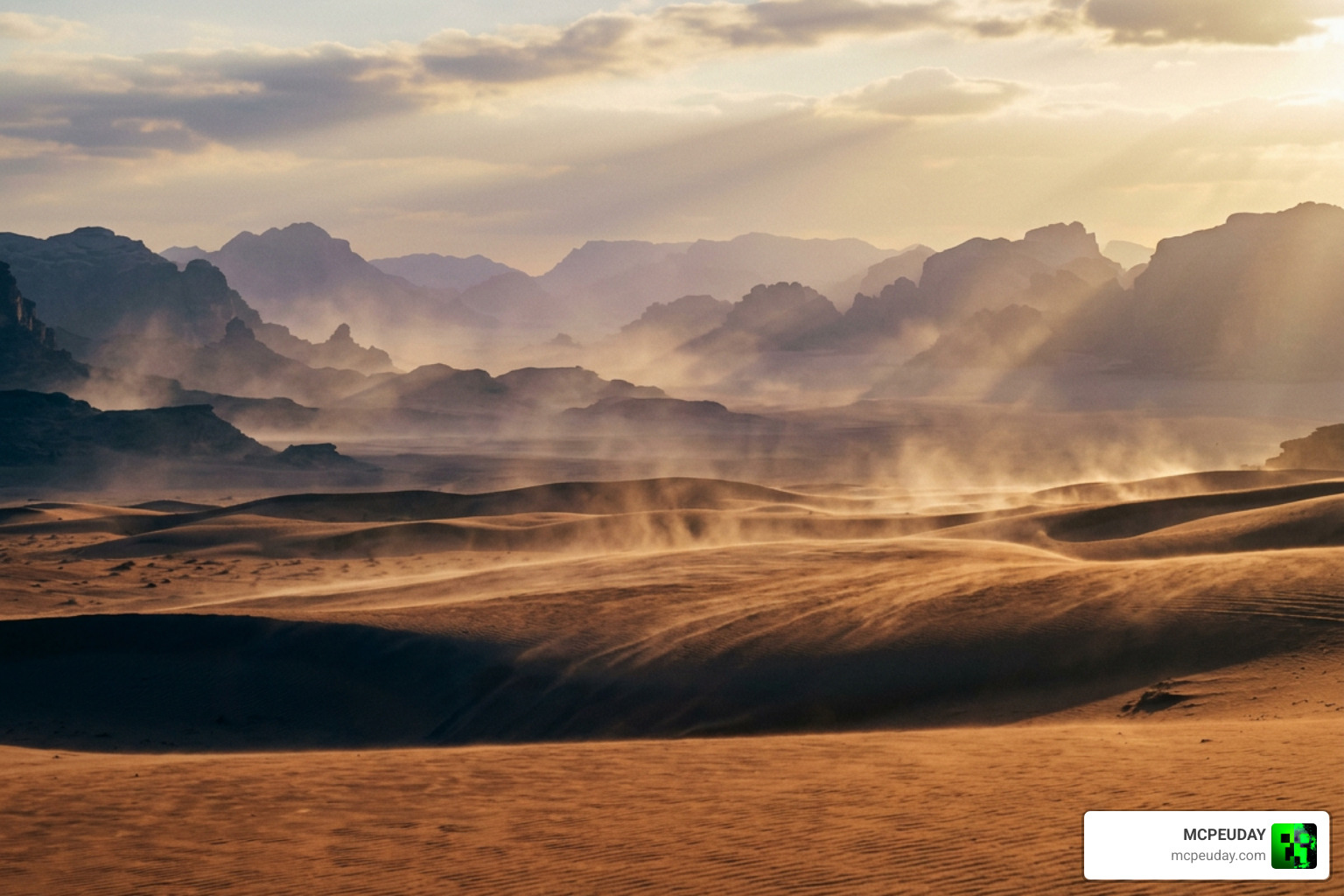 Volumetric fog and heat distortion in action