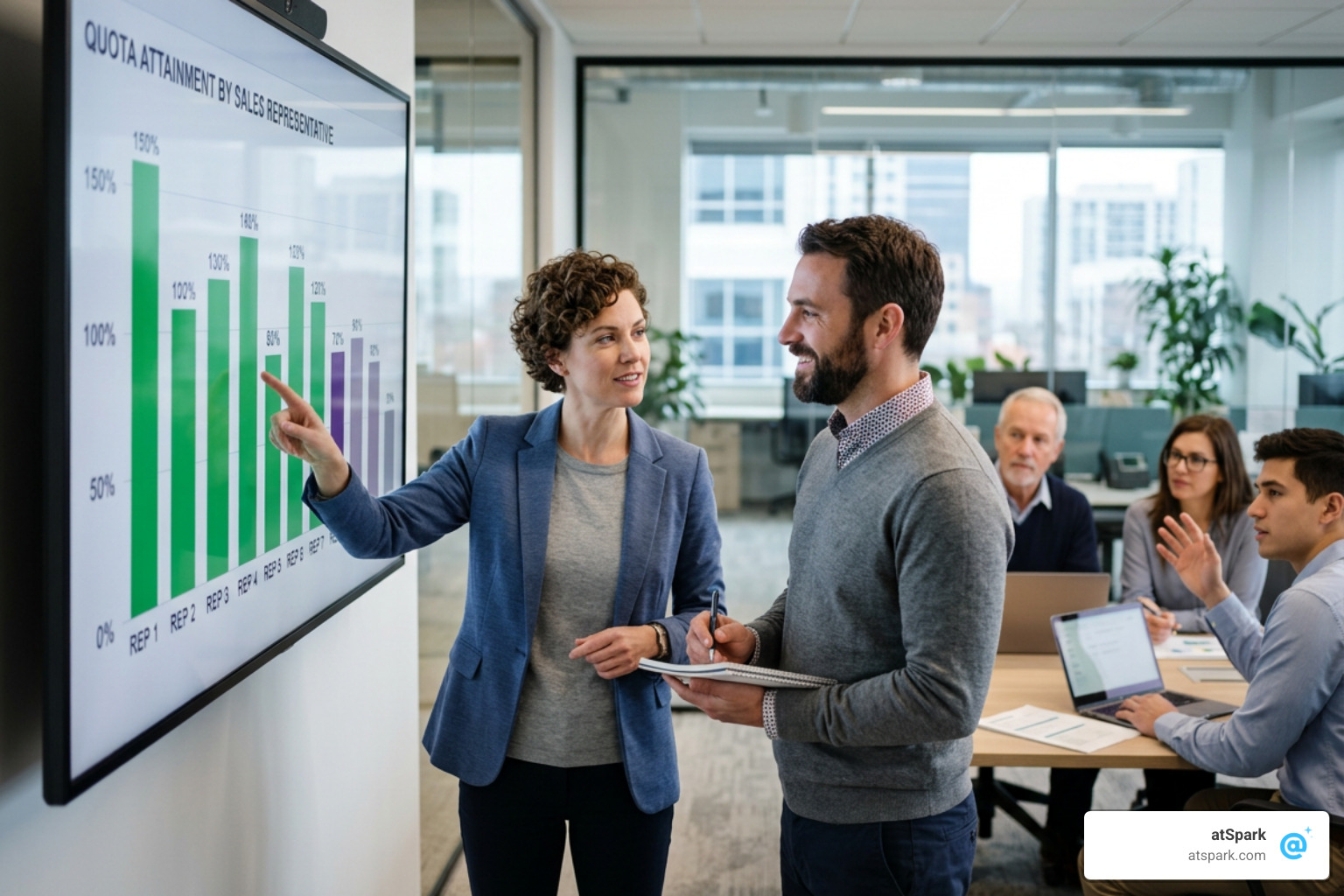 Salesforce custom report builder configuration for quota tracking