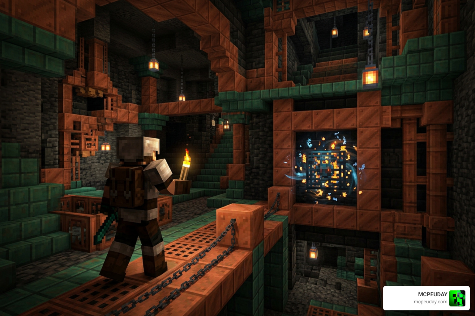 Exploring Trial Chambers with copper structures and Breeze spawners Exploring Trial Chambers with copper structures and Breeze spawners