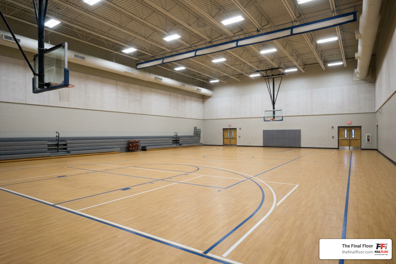 Indoor gymnasium flooring with court lines for synthetic gym floors Indoor gymnasium flooring with court lines for synthetic gym floors